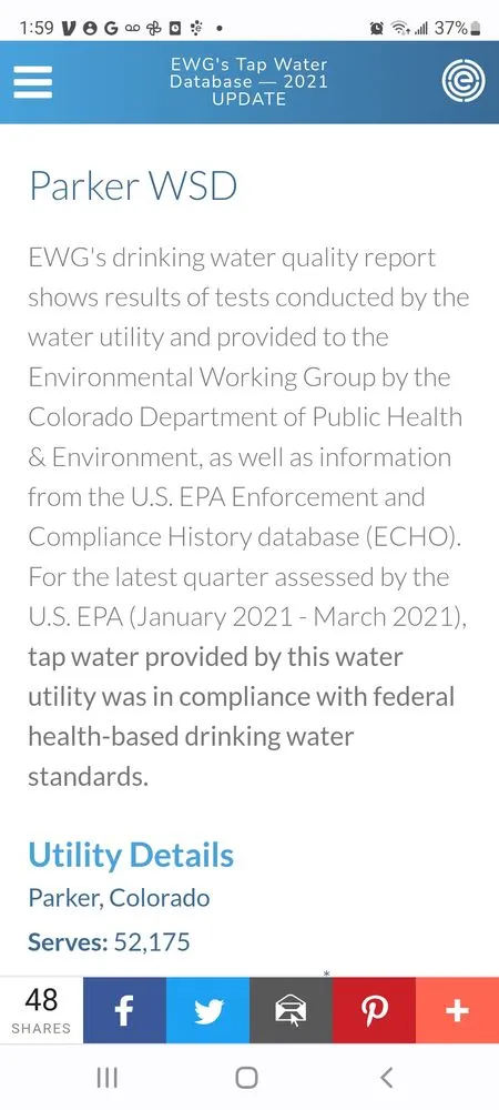 Slide of Oasis Filtration