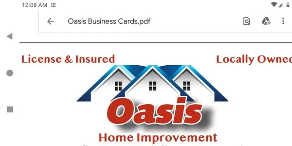 Oasis Home Improvement Logo