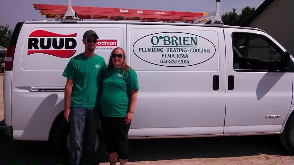 Professional plumbing repair for homes in Elma, IA by O'Brien Plumbing, Heating and Cooling