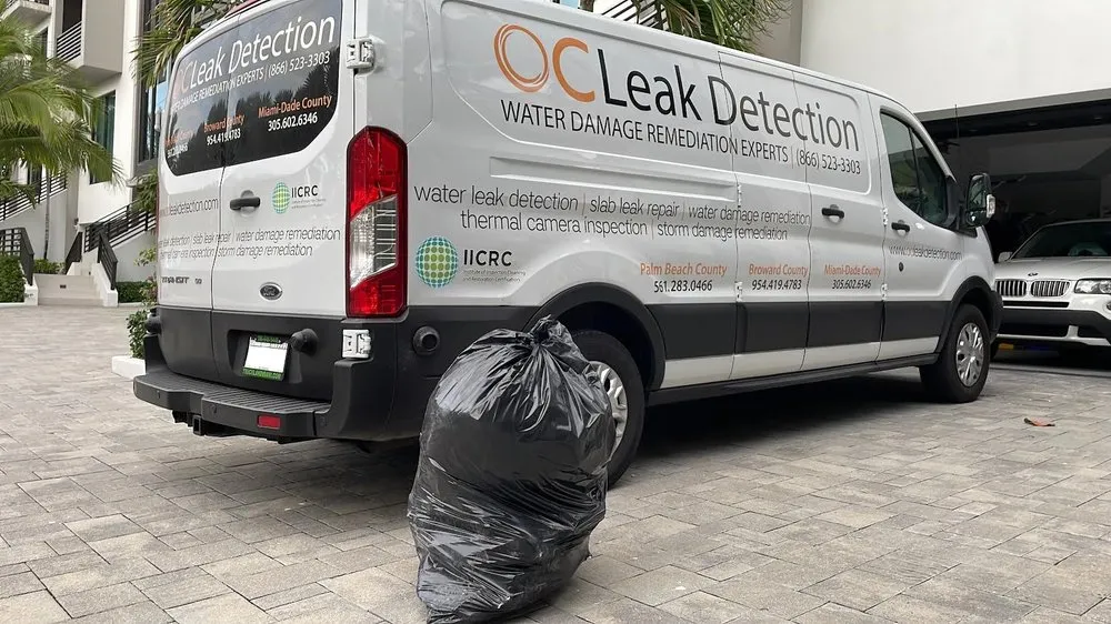 Slide of OC Leak Detection & Water Damage Remediation
