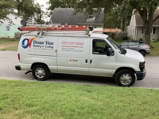 Ocean View Heating & Cooling Logo