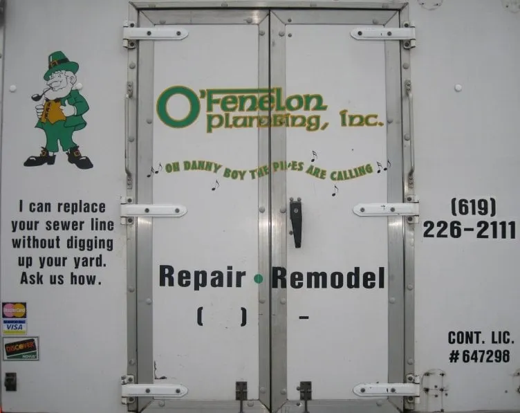 Slide of O'Fenelon Plumbing