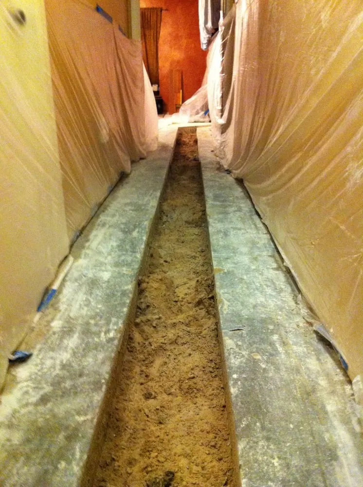 Slide of Oklahoma City Slab Leak Repair