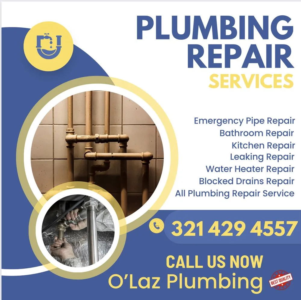 Slide of O'LAZ Plumbing Repair