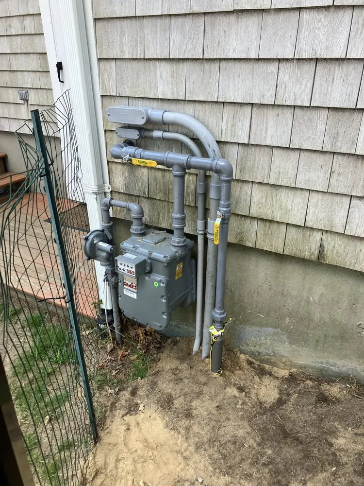 Slide of Old School Plumbing and Heating