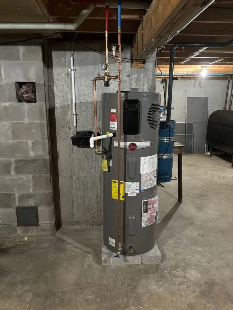 Slide of Old School Plumbing and Heating