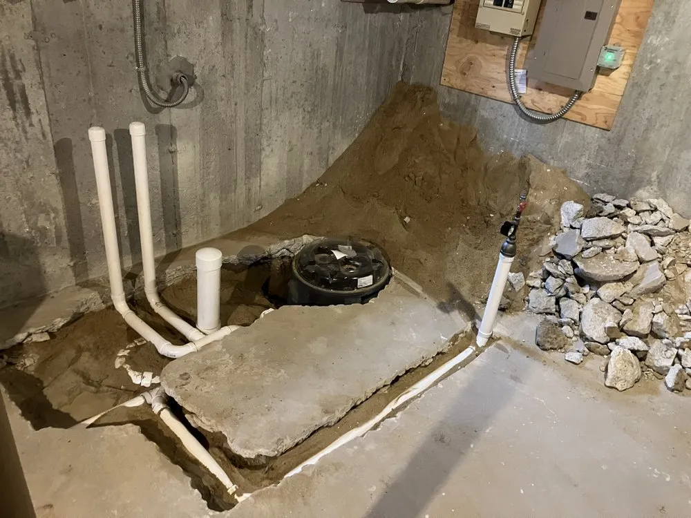 Slide of Old School Plumbing and Heating