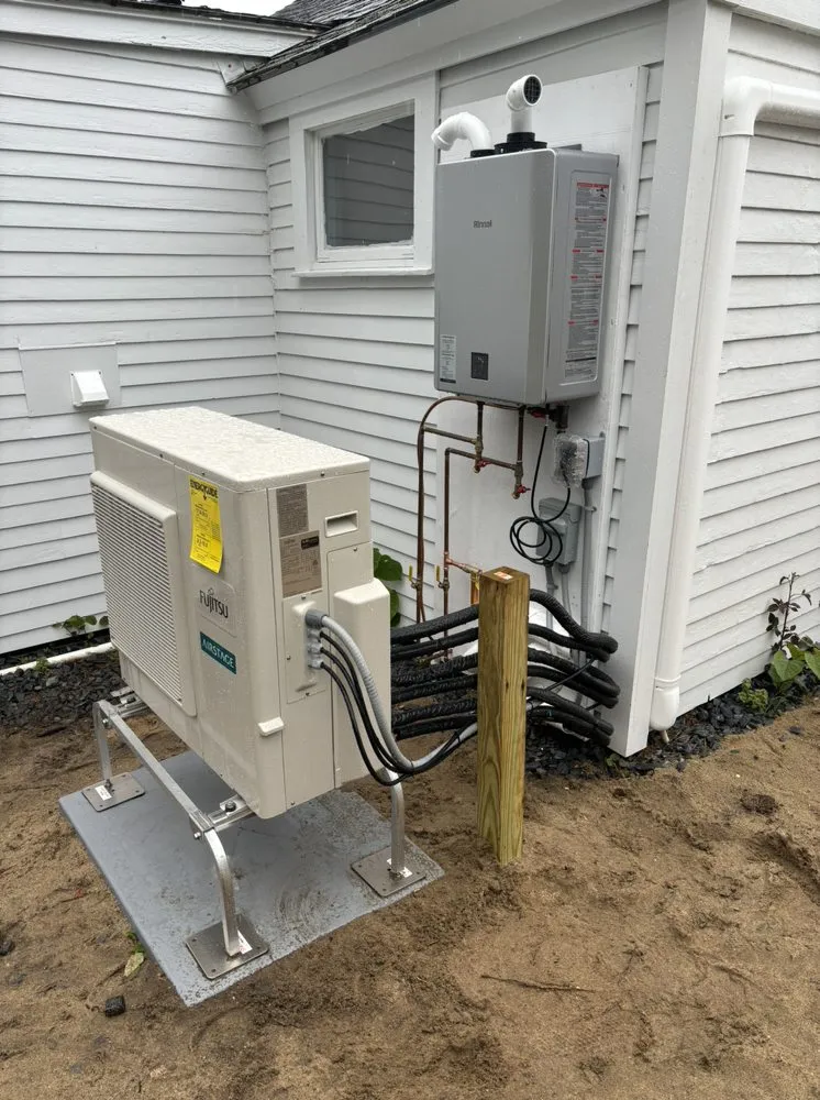 Slide of Old School Plumbing and Heating