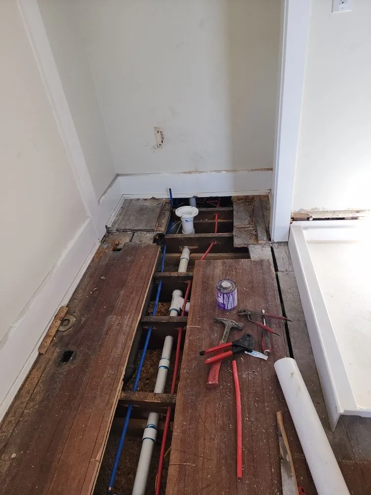 Slide of Old School Plumbing