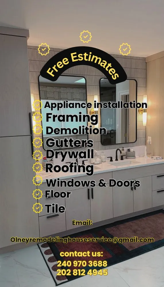 Reliable water heater service service in Olney, MD - Olney Remodeling & House Service