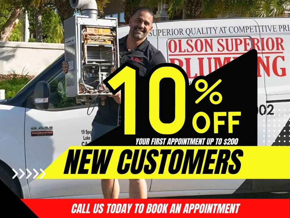 Expert drain cleaning for homes in Santa Fe Springs, CA by Olson Superior Plumbing