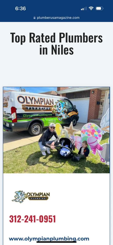 Slide of Olympian Plumbing