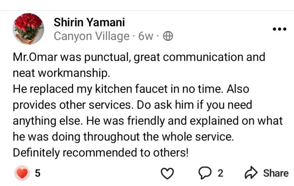 Slide of Omar's Home Repairs