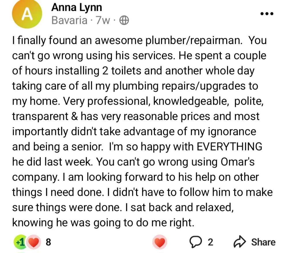 Slide of Omar's Home Repairs
