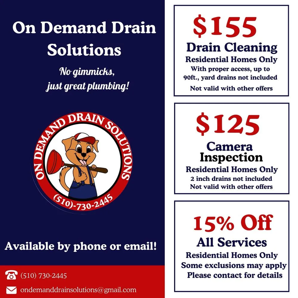 Slide of On Demand Drain Solutions