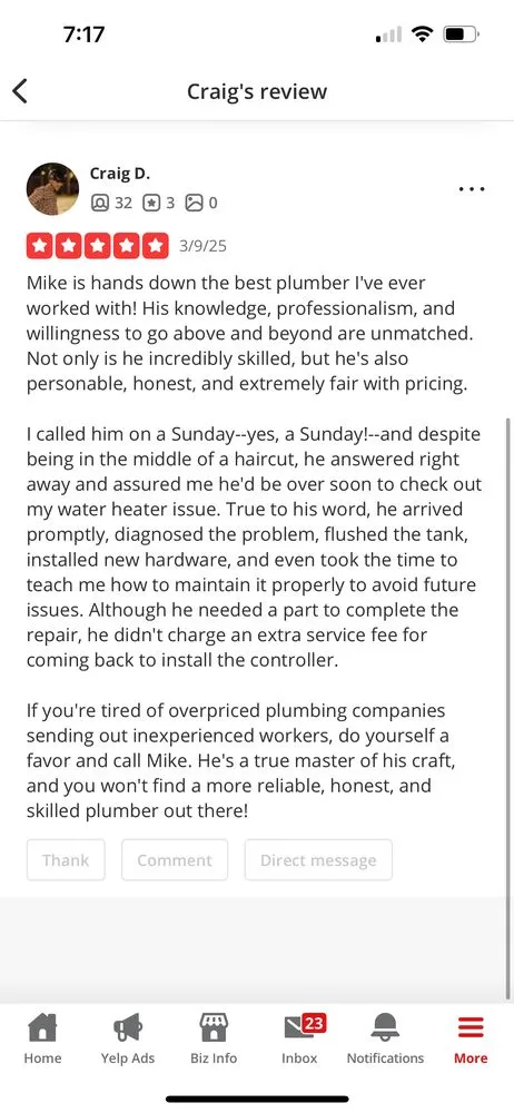 Affordable drain cleaning in Hazel Park, MI by On My Way Plumbing & Drain Service