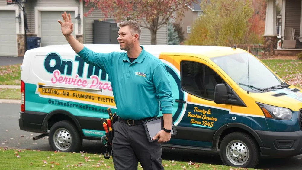 Slide of On Time Service Pros Heating and Air