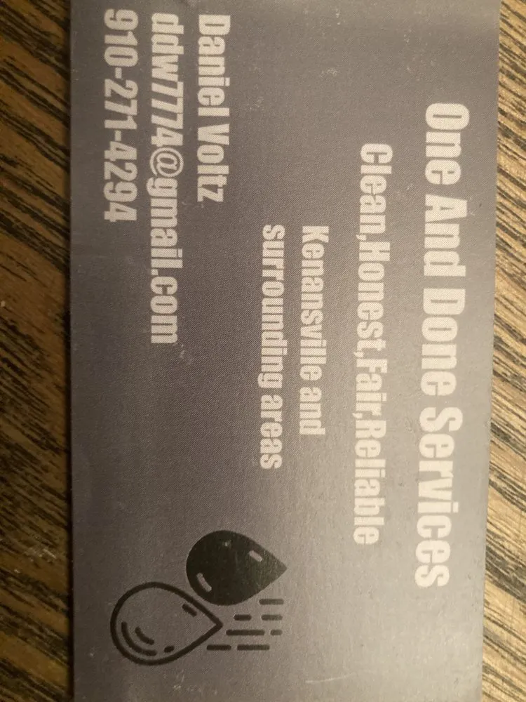 Reliable leak detection in Kenansville, NC by One And Done Services