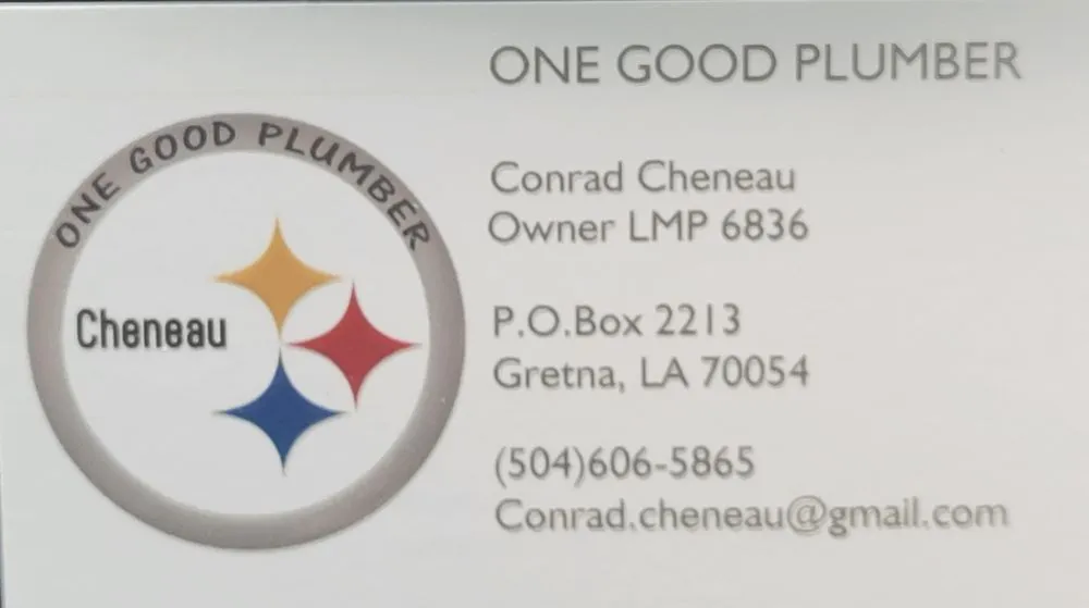 Slide of One Good Plumber