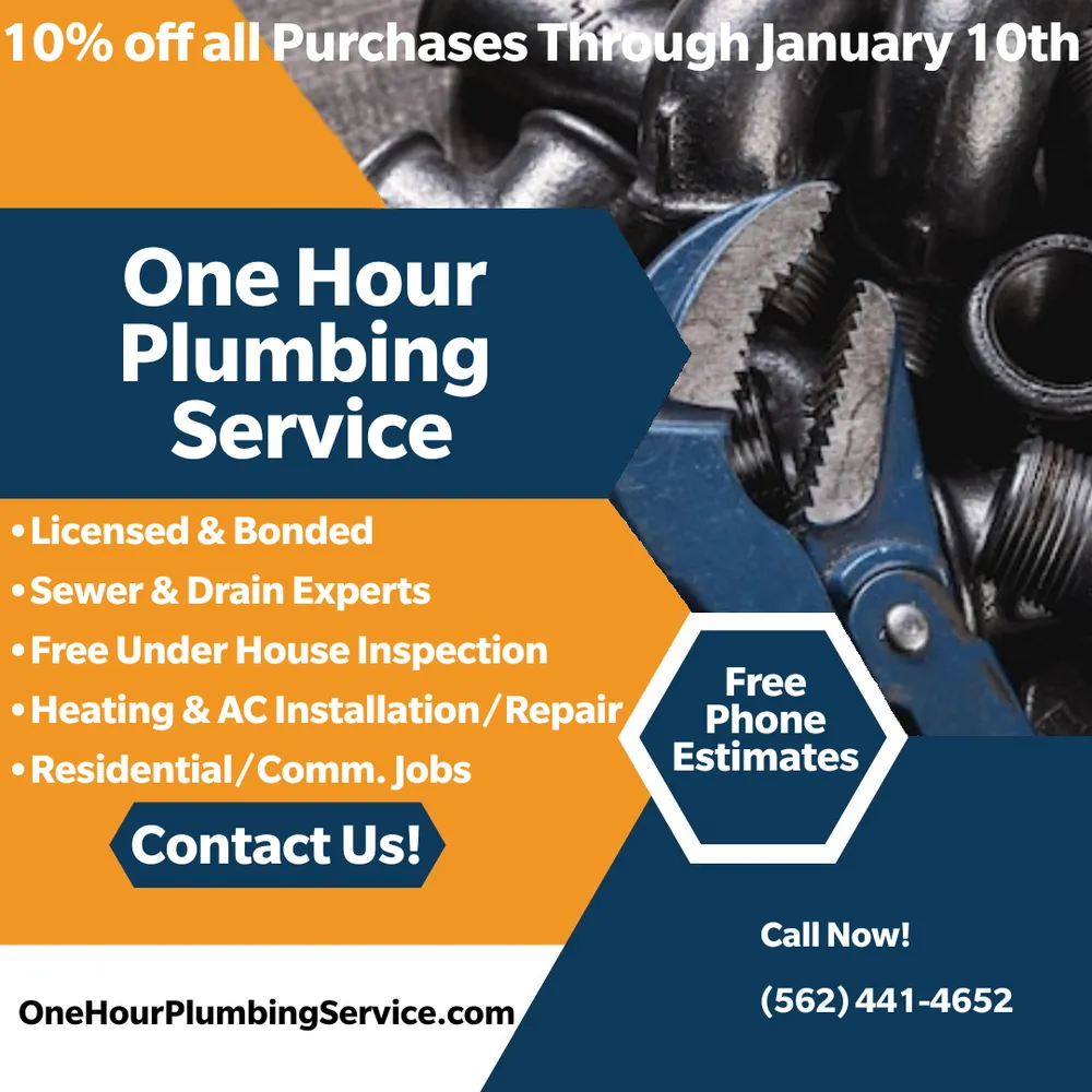 Slide of One Hour Plumbing Service