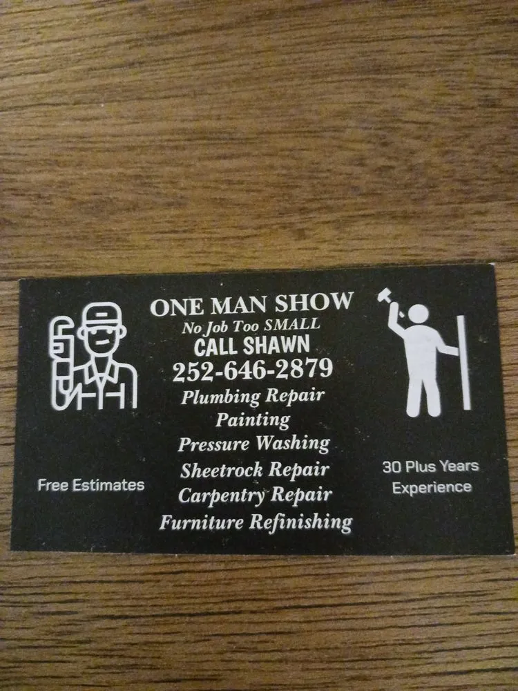 Slide of One Man Show