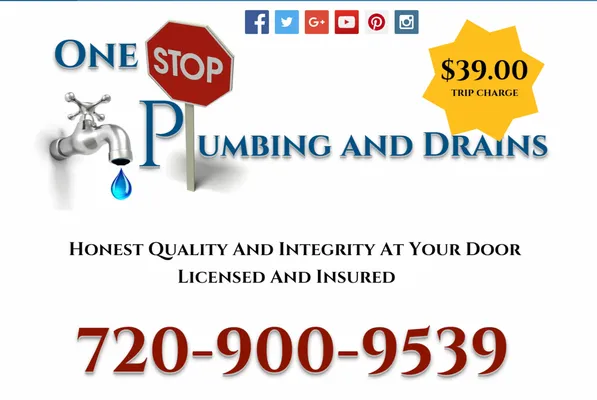 One Stop Plumbing and Drains Logo