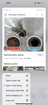 One stop sewer and drain cleaning Logo