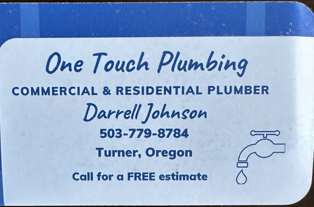 Slide of One Touch Plumbing