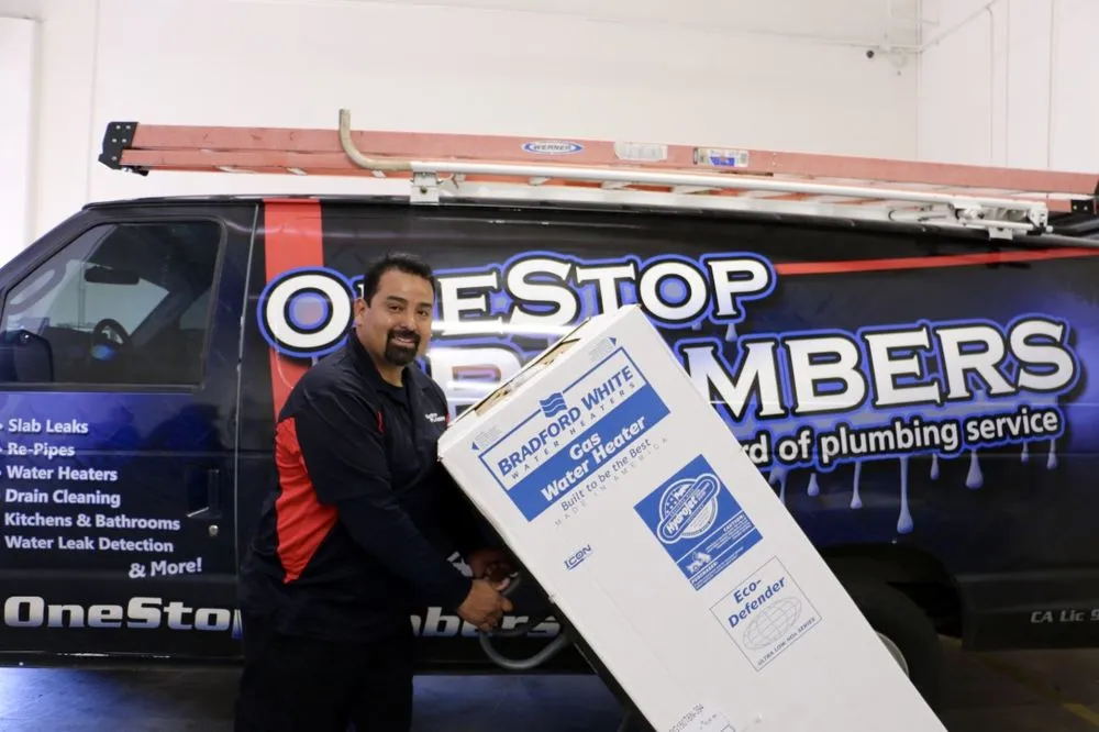 Quality water heater service in Riverside, CA by OneStop Plumbers - Plumbing and Leak Detection