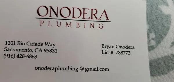 Onodera Plumbing
