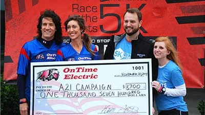 Slide of OnTime Service