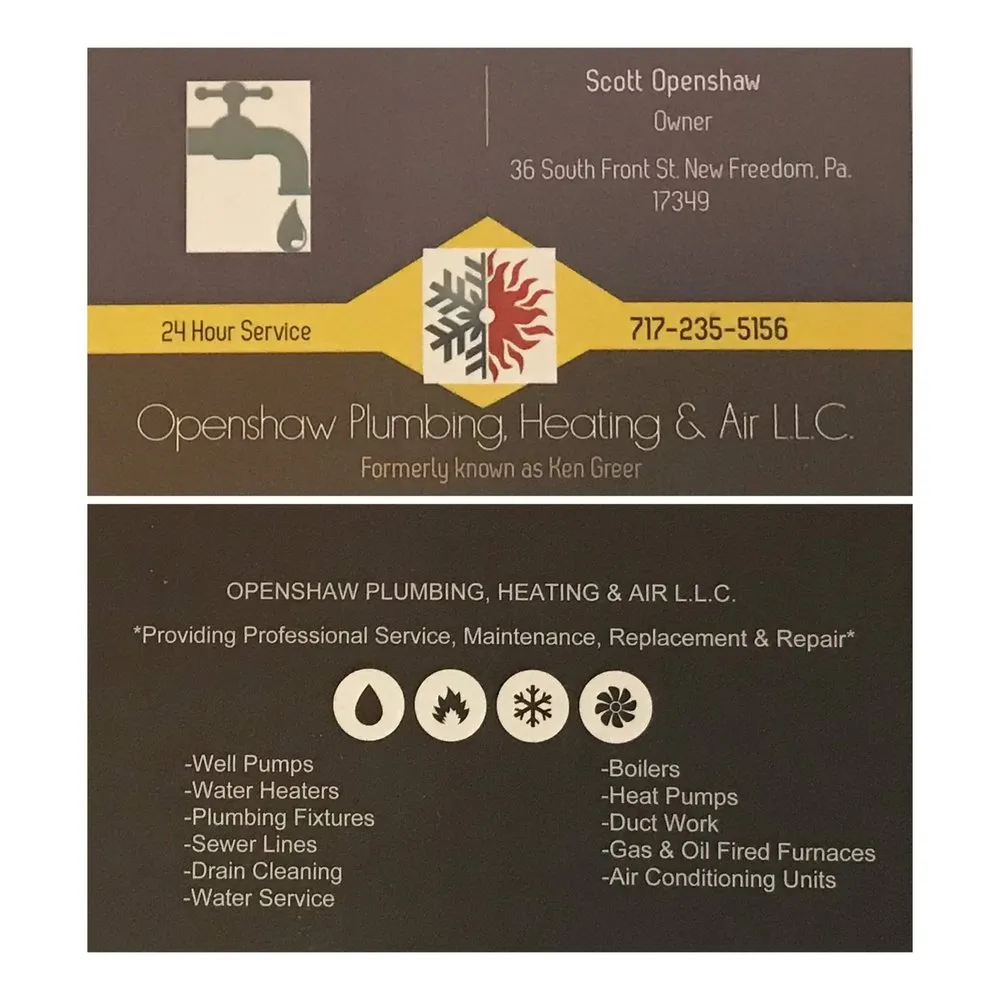 Slide of Openshaw Plumbing Heating & Air