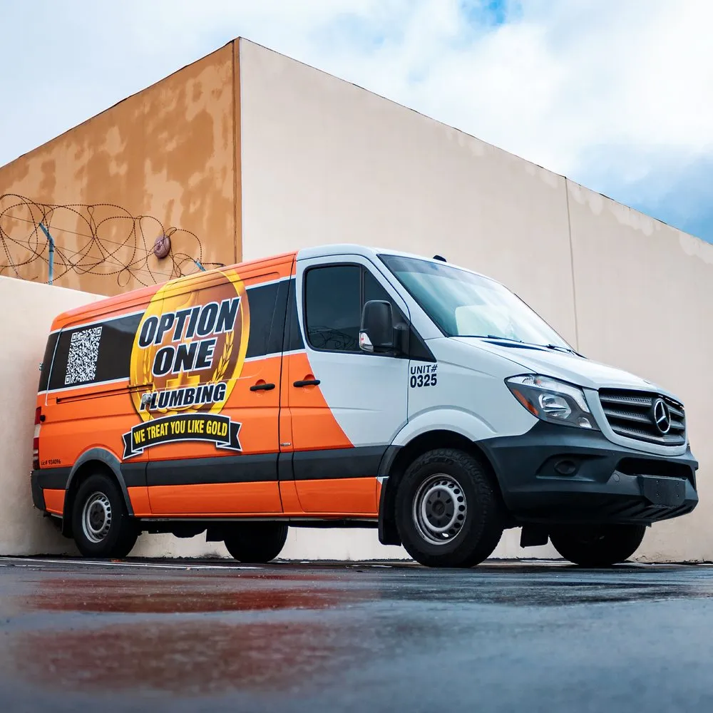 Slide of Option One Plumbing