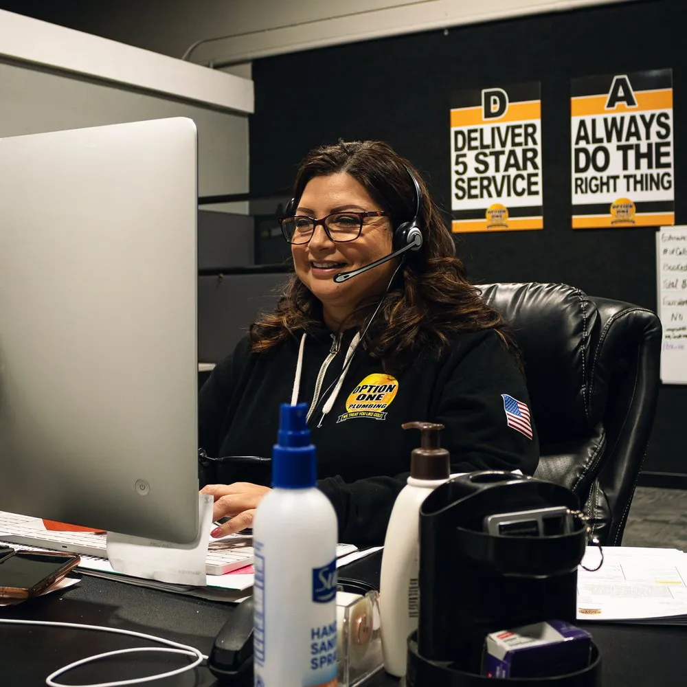 Slide of Option One Plumbing