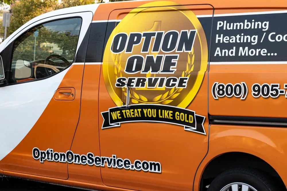 Slide of Option One Plumbing