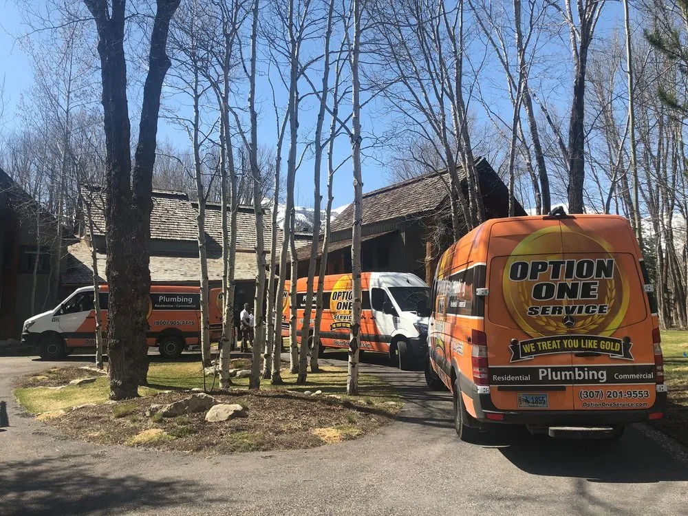 Expert pipe repair in Jackson, WY by Option One Service - Jackson