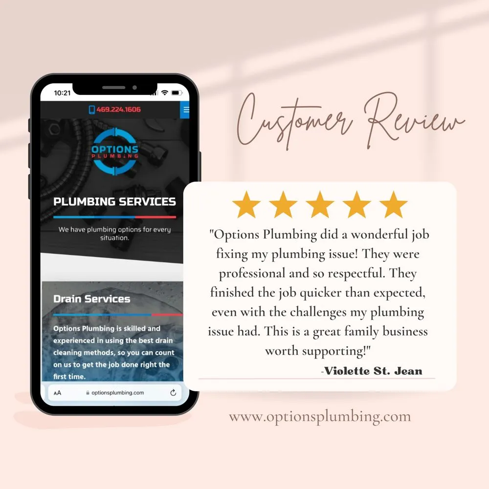 Slide of Options Plumbing