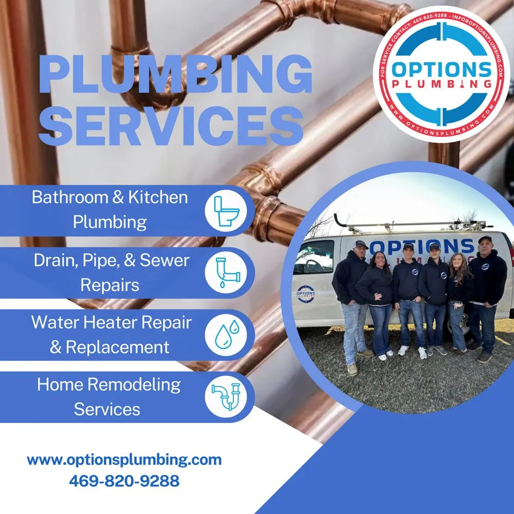 Slide of Options Plumbing