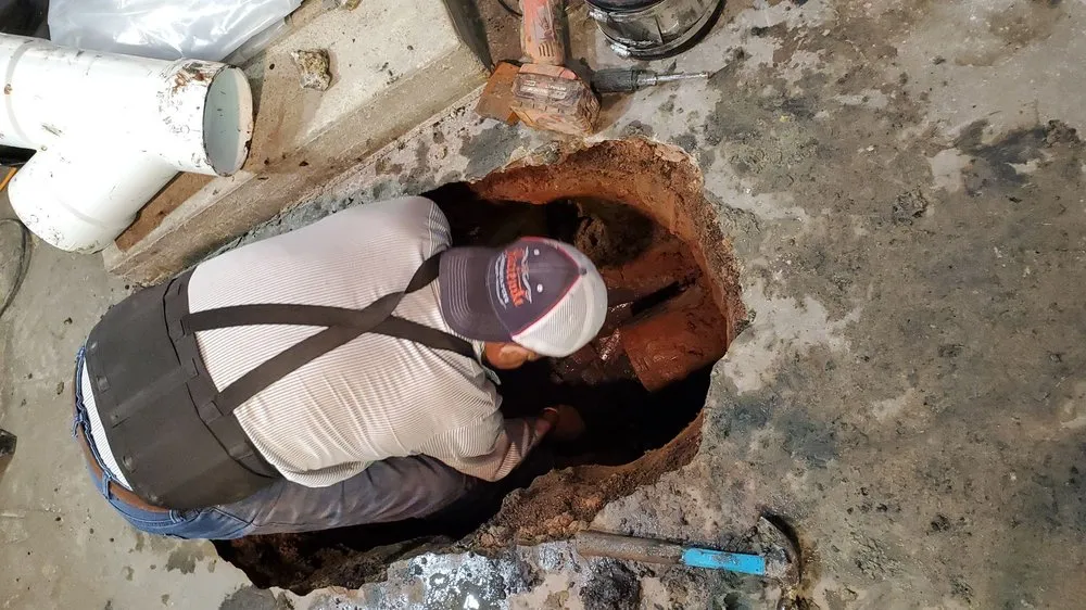 Slide of Orange Line Plumbing