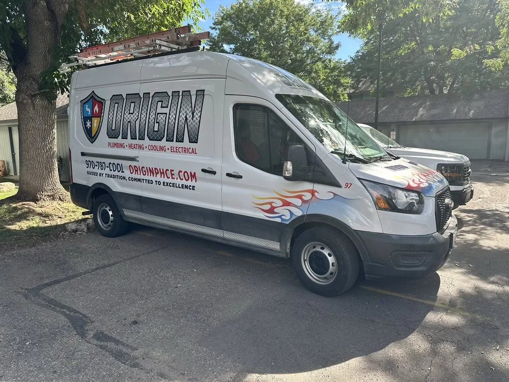 Slide of Origin Plumbing Heating Cooling Electrical