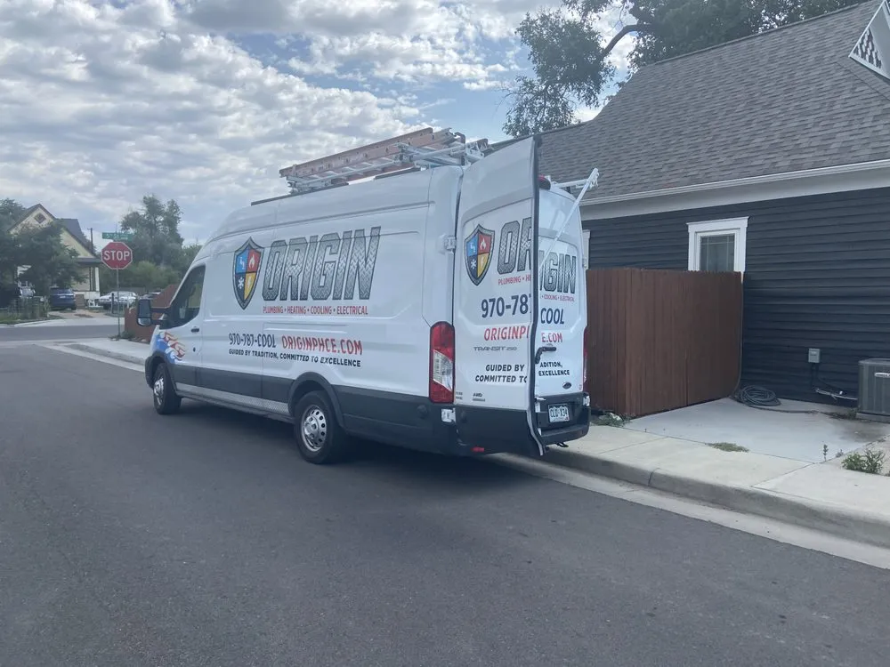 Slide of Origin Plumbing Heating Cooling Electrical