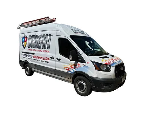 Origin Plumbing Heating Cooling Electrical Logo