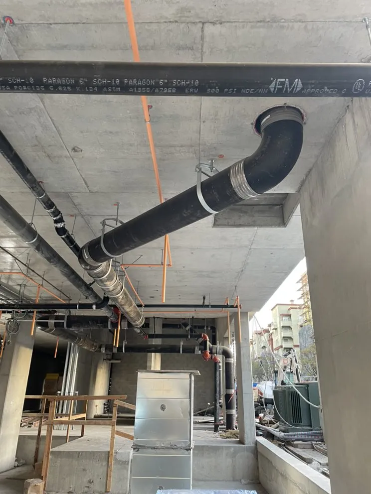 Slide of Original Plumbing