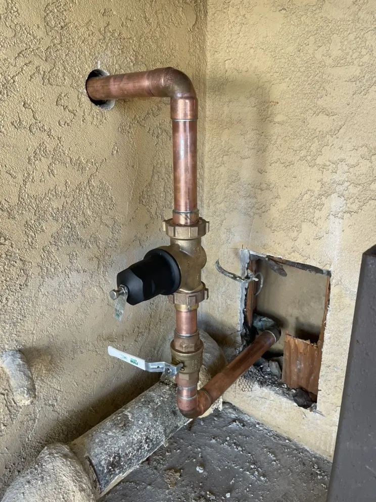 Slide of Original Plumbing