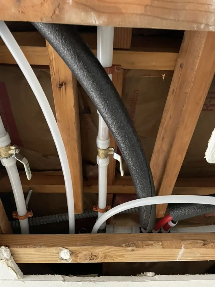 Slide of Original Plumbing