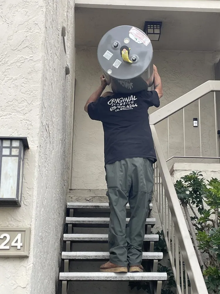 Slide of Original Plumbing