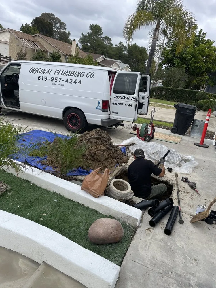 Slide of Original Plumbing