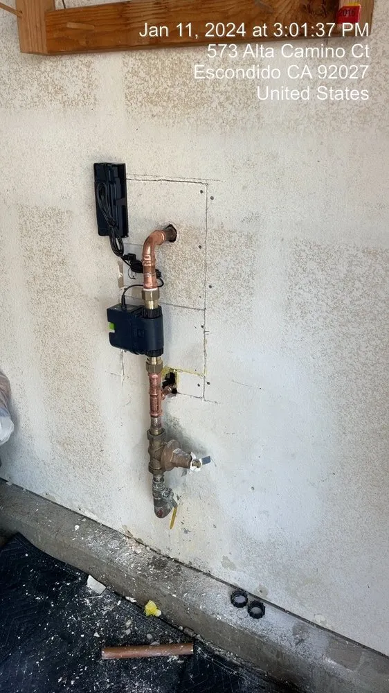 Slide of Original Plumbing