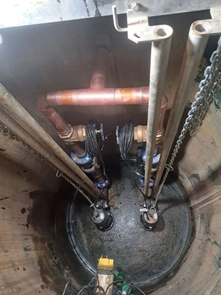 Slide of Oscars plumbing