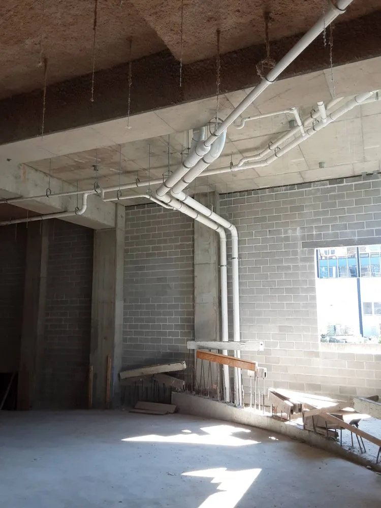 Slide of Oscars plumbing